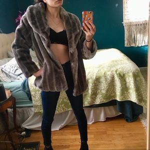 Vintage Faux Fur Jacket
